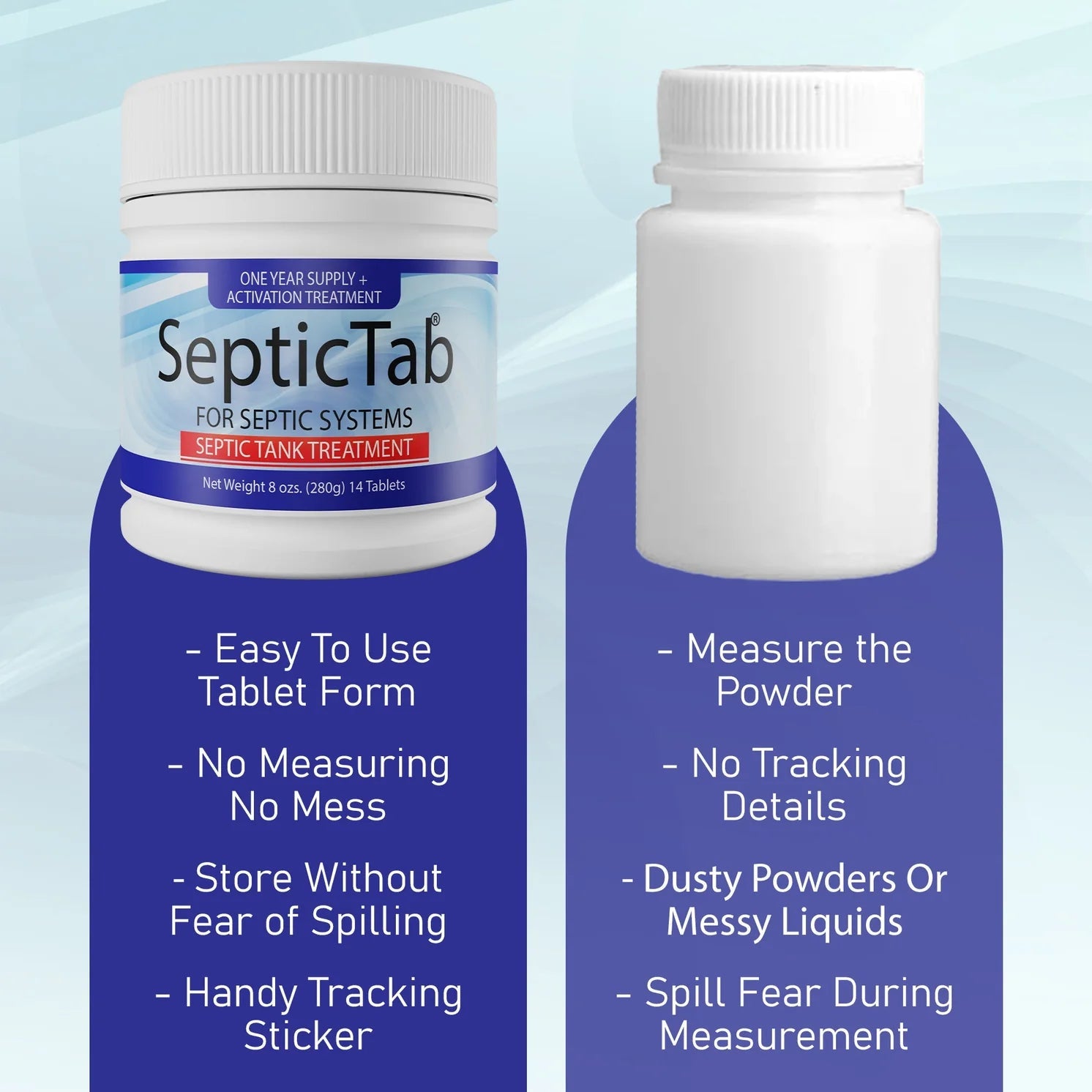 Septic Safe Septic Tank Treatment Tablets - SepticTank.com